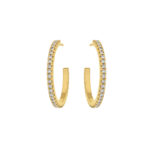 Lines Diamond Hoops
