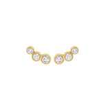 Lulu Triple Diamond Earrings