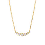 Lulu Five Diamond Necklace