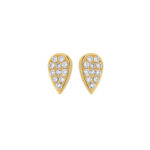 Medium Diamond Tears Studs