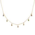 Seven Rainbow Tears Necklace
