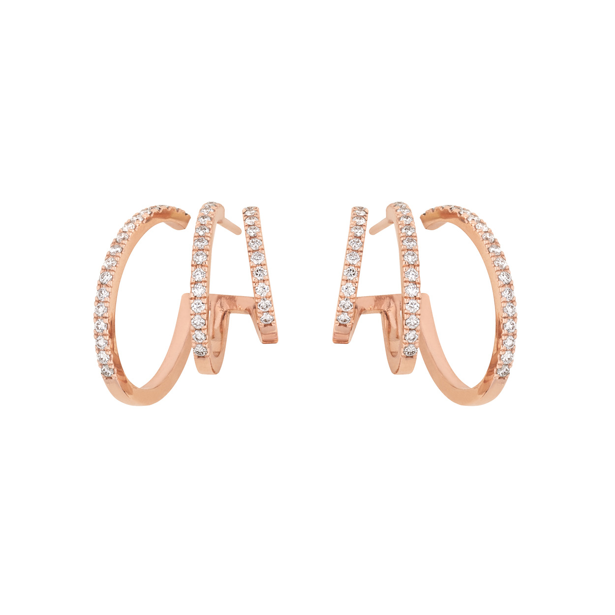 KissE3HoopsDPGb Kiss Triple Hoops - Image 1