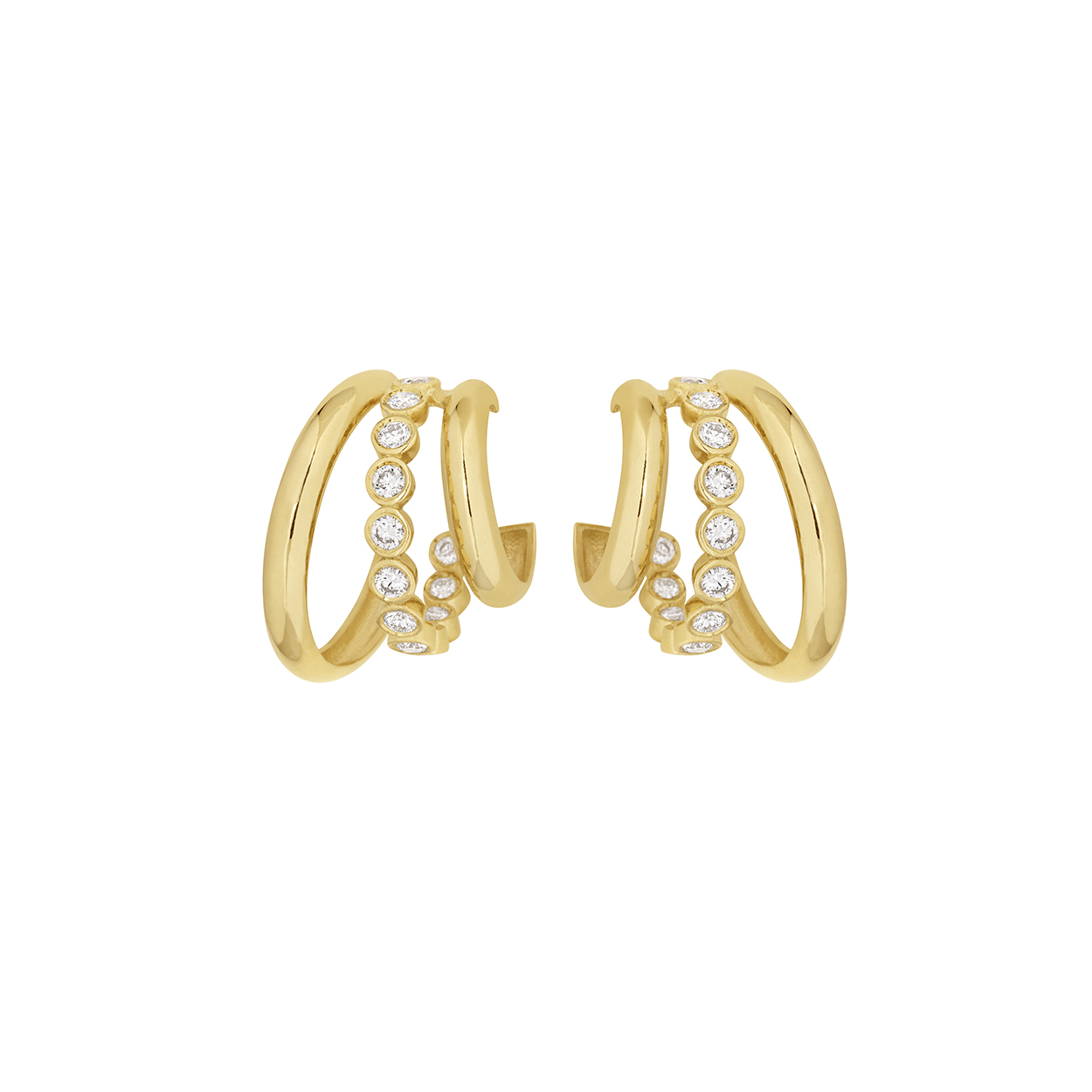 Lulu Triple Hoops by Lulu Triple Hoops - Image 1